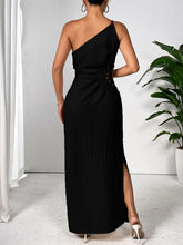 Load image into Gallery viewer, One Shoulder Sleeveless Maxi Dress Elegant &amp; Sophisticated Evening Wear Women Luxury Party Dress
