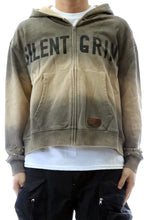 Load image into Gallery viewer, NEW ERIN French Terry Long Sleeve Crop Top Full Zip Hoodie
