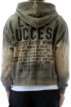Load image into Gallery viewer, NEW ERIN French Terry Long Sleeve Crop Top Full Zip Hoodie
