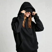 Load image into Gallery viewer, Women's Fleece-Lined Hooded Pullover Sweatshirt
