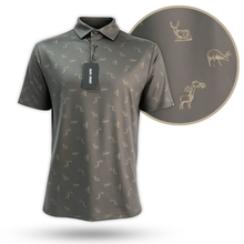 Load image into Gallery viewer, "Get Bucked" Golf Polo - Brown
