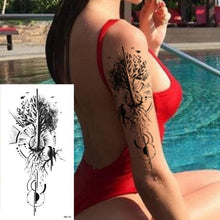 Load image into Gallery viewer, 25 Sheets Flower Rose Luxury Tattoos Waterproof Temporary Sticker 3D Rose Flower Tattoos Body Art Arm Fake Tatoo For Womens
