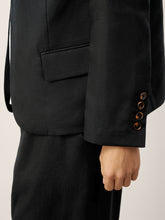 Load image into Gallery viewer, Linen-Lyocell Relaxed V-neck Tailored Blazer VERITY
