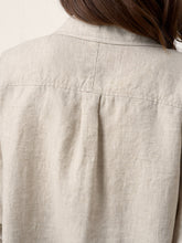 Load image into Gallery viewer, 100% Linen Concealed Placket Patch Pocket Shirt FELICITY
