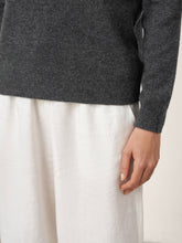Load image into Gallery viewer, Premium Cashmere Blend Hand-Finished Seamless V-Neck Sweater SURI
