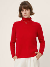 Load image into Gallery viewer, Premium Cashmere Blend Hand-Finished Seamless Turtleneck Knit Top TOVE
