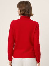 Load image into Gallery viewer, Premium Cashmere Blend Hand-Finished Seamless Turtleneck Knit Top TOVE
