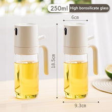 Load image into Gallery viewer, 250ml Oil Spray Bottle BBQ Baking Glass Storage Bottles for Oil Vinegar Oil Dispenser Cooking Seasoning Bottle Kitchen Cooking Oil Spray Kitchen Gadgets For Cooking BBQ Salad Steak
