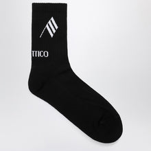 Load image into Gallery viewer, The Attico Black/White Socks With Logo Women
