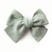 Load image into Gallery viewer, Sea Foam Petite Hair Bow
