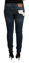 Load image into Gallery viewer, Acht Blue Washed Low Waist Slim Fit Denim Jeans
