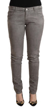 Load image into Gallery viewer, Acht Gray Cotton Low Waist Skinny Push Up Denim Jeans
