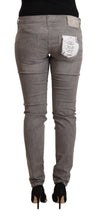 Load image into Gallery viewer, Acht Gray Cotton Low Waist Skinny Push Up Denim Jeans
