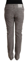 Load image into Gallery viewer, Acht Gray Cotton Straight Fit High Waist Pants
