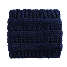 Load image into Gallery viewer, Ponytail Beanie Headwrap with Ear Warmer
