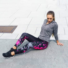 Load image into Gallery viewer, Digital Print Breathable Leggings – Women’s Stretch Pants
