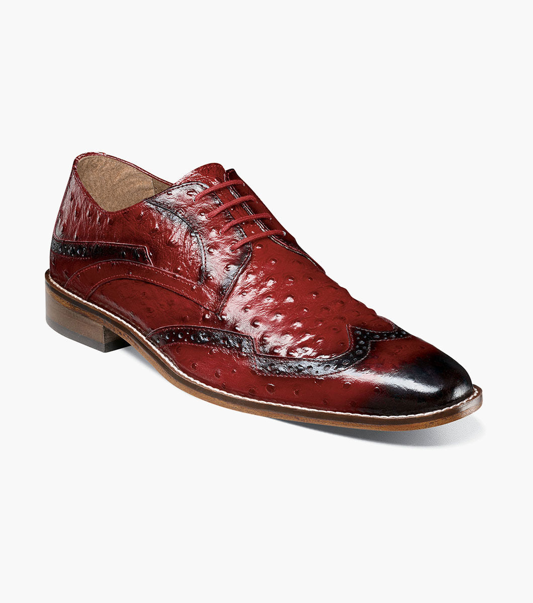 Stacy Adams GENNARO Red Wingtip Oxford