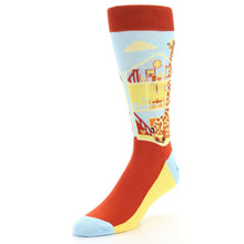 Load image into Gallery viewer, Giraffters Giraffe Socks - Men's Novelty Dress Socks
