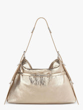 Load image into Gallery viewer, Givenchy Women Voyou Metallized Leather Shoulder Bag
