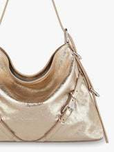 Load image into Gallery viewer, Givenchy Women Voyou Metallized Leather Shoulder Bag
