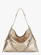 Load image into Gallery viewer, Givenchy Women Voyou Metallized Leather Shoulder Bag
