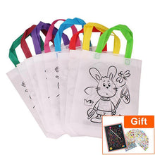 Load image into Gallery viewer, 6Pcs Antistress Children Eco-friendly Graffiti Bag Kinderarten For  Hand Paiting For Kids
