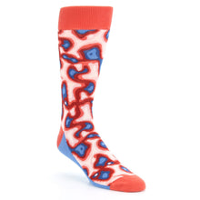 Load image into Gallery viewer, Red Blue Heat Map Camo Men's Dress Socks
