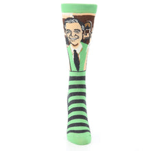 Load image into Gallery viewer, Mister Rogers Socks - Green Women's Dress Socks
