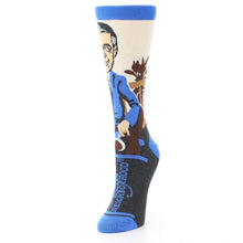 Load image into Gallery viewer, Mister Rogers Socks - Blue Women's Dress Socks
