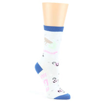 Load image into Gallery viewer, Light Green Capricorn Zodiac Sign Women's Dress Socks
