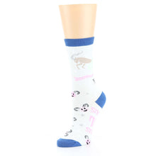 Load image into Gallery viewer, Light Green Capricorn Zodiac Sign Women's Dress Socks
