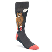 Load image into Gallery viewer, Bear Naked Socks - Men's Novelty Dress Socks

