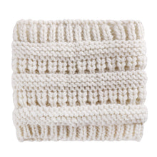 Load image into Gallery viewer, Ponytail Beanie Headwrap with Ear Warmer
