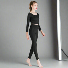Load image into Gallery viewer, Printed navel short-sleeved quick-drying dance dress
