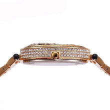 Load image into Gallery viewer, Women Quartz Watch Fashion Bling Casual Ladies Watch Female Quartz Gold Watch Crystal Diamond Leopard For Women and Girls
