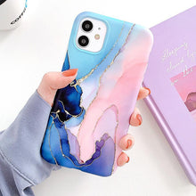 Load image into Gallery viewer, Marble Crack Matte Phone Cases For iphone 12 mini 11 Pro Max SE 2020 XS Max XR X 7 8 Plus Case Cover Silicone Soft TPU IMD Back SIlicon case for Phone
