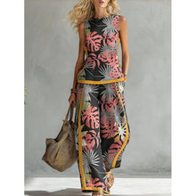 Load image into Gallery viewer, Printed Retro Sleeveless Top &amp; Wide-Leg Pants Set | 12 Prints S–5XL
