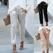Load image into Gallery viewer, Women's High-Waist Straight-Leg Trousers – Full Length Casual Pants
