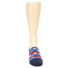 Load image into Gallery viewer, Freedom Stars and Stripes Socks - Men's No Show Socks
