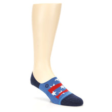 Load image into Gallery viewer, Freedom Stars and Stripes Socks - Men's No Show Socks
