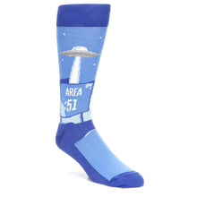Load image into Gallery viewer, Area 51 UFO Socks - USA Made - Men's Novelty Socks
