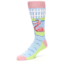 Load image into Gallery viewer, Flamingle Flamingo Socks - USA Made - Men's Novelty Socks
