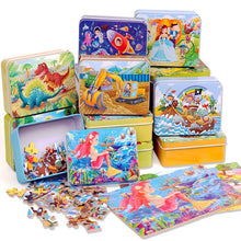 Load image into Gallery viewer, New 60 Pieces Wooden Toys Puzzle Kids Toy Cartoon Animal Wood Toys Puzzles For Child Early Educational Learning Toys for Children
