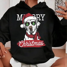 Load image into Gallery viewer, Women’s Christmas Dog Hoodie
