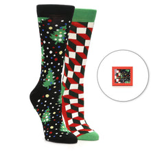 Load image into Gallery viewer, Happy Holidays - Women's Sock Gift Box 2 Pack
