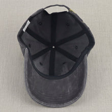 Load image into Gallery viewer, 1955 Birthday Washed Black Baseball Cap
