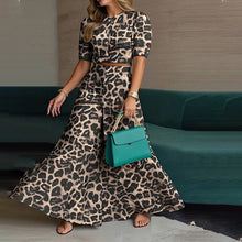 Load image into Gallery viewer, Printed Top &amp; Trousers Two-Piece Suit
