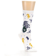 Load image into Gallery viewer, Seahorse Mermaid Women's Dress Socks
