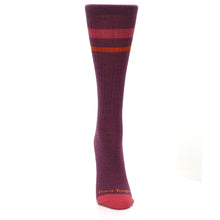 Load image into Gallery viewer, Letterman Crew Boysenberry Merino Wool Socks - Women's Lifestyle Socks
