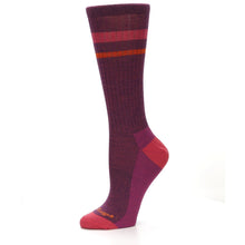 Load image into Gallery viewer, Letterman Crew Boysenberry Merino Wool Socks - Women's Lifestyle Socks
